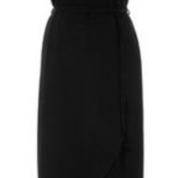 Black wrap midi dress - Picture 4 of 5